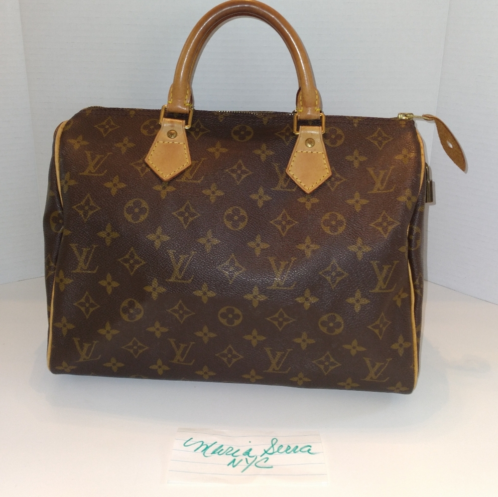 🌼Authentic Louis Vuitton Monogram Satchel Speedy 30